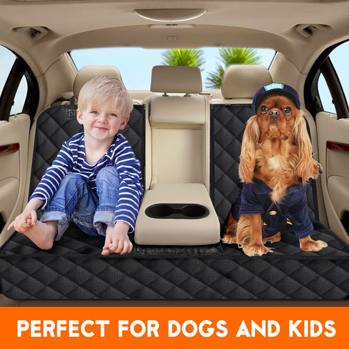 Dog Car Seat Protector – Waterproof, Nonslip, Universal Fit