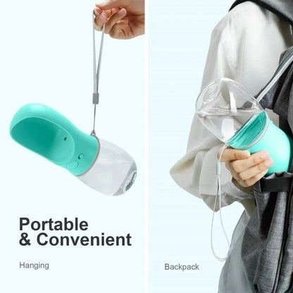 Portable Pet Water Bottle – Travel Drinking Feeder for Dogs & Cats