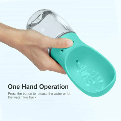 Portable Pet Water Bottle – Travel Drinking Feeder for Dogs & Cats