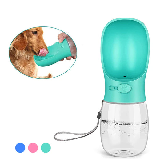Portable Pet Water Bottle – Travel Drinking Feeder for Dogs & Cats